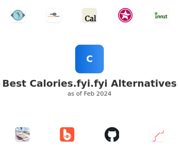 Best Calories.fyi.fyi Alternatives