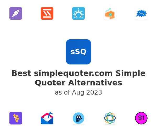 Best simplequoter.com Simple Quoter Alternatives