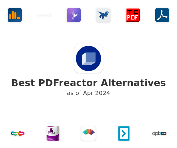 Best PDFreactor Alternatives