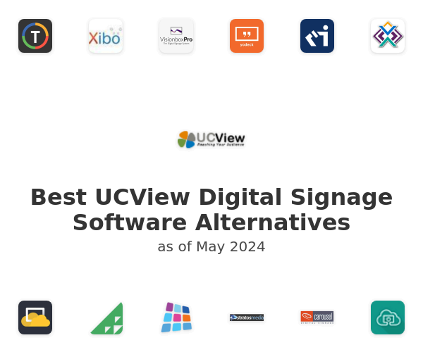 Best UCView Digital Signage Software Alternatives