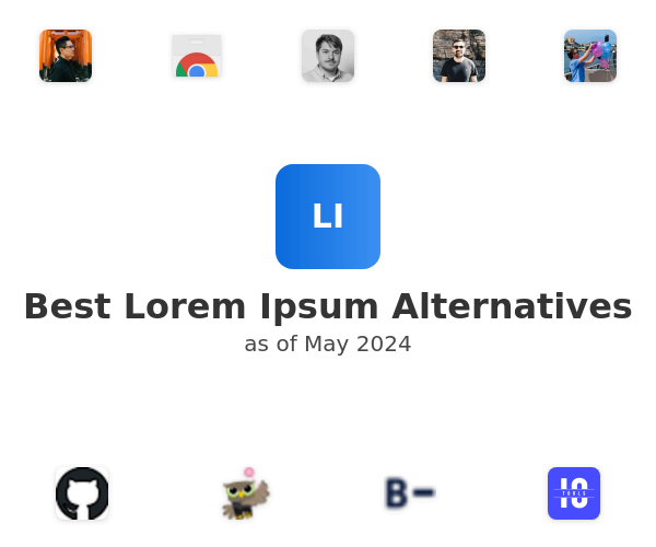 Best Lorem Ipsum Alternatives