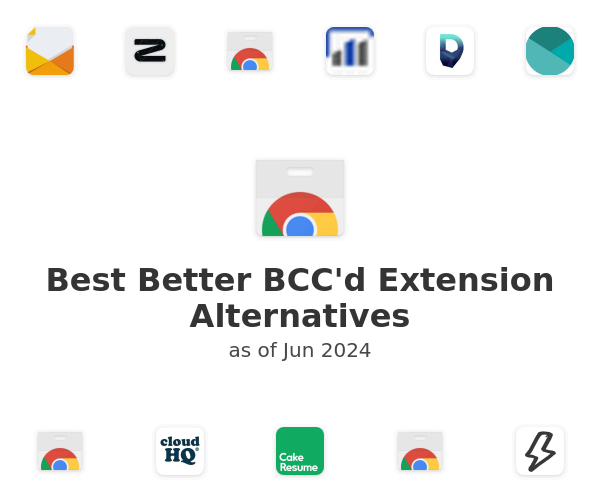 Best Better BCC'd Extension Alternatives