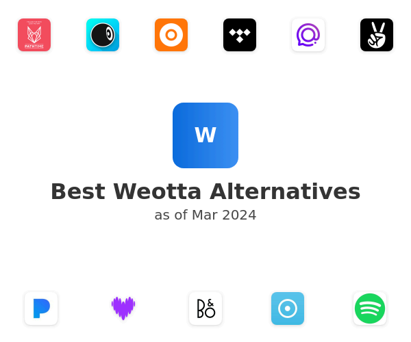 Best Weotta Alternatives