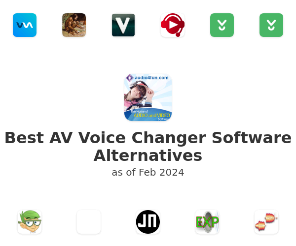 Best AV Voice Changer Software Alternatives