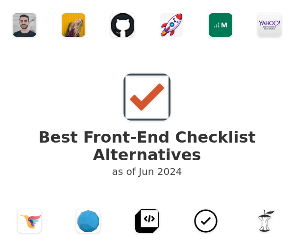 Best Front-End Checklist Alternatives