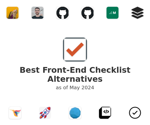 Best Front-End Checklist Alternatives