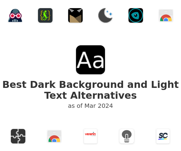 Best Dark Background and Light Text Alternatives