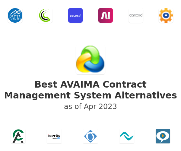 Best AVAIMA Contract Management System Alternatives