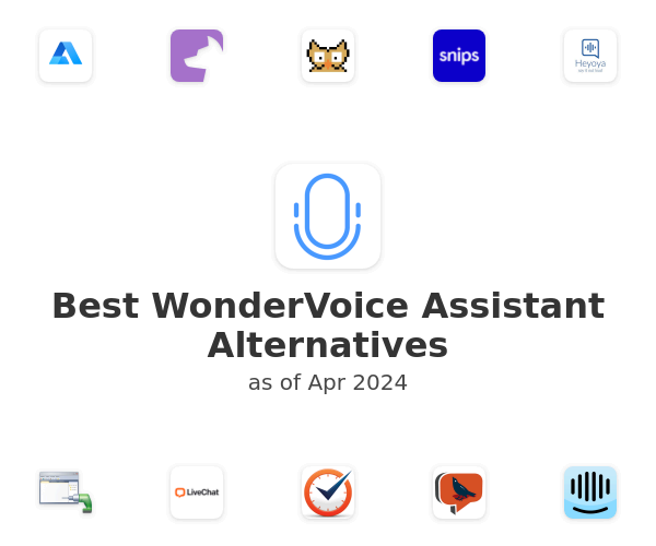 Best WonderVoice Assistant Alternatives