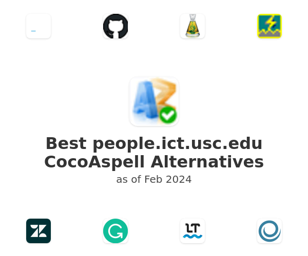 Best people.ict.usc.edu CocoAspell Alternatives