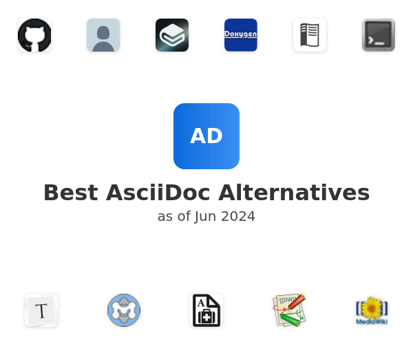 Best AsciiDoc Alternatives
