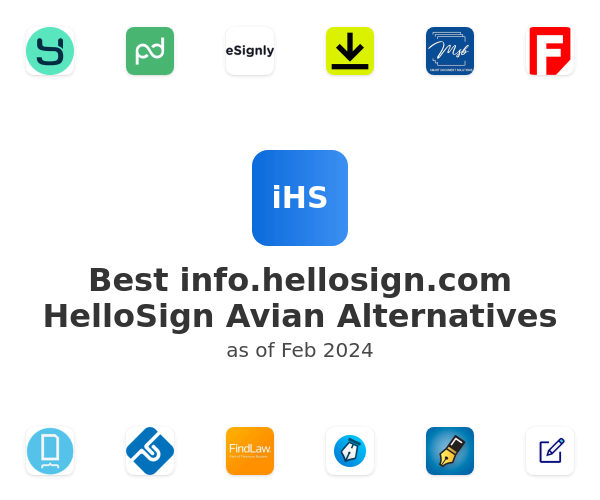 Best info.hellosign.com HelloSign Avian Alternatives