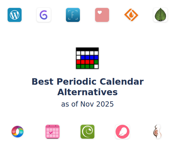Best Periodic Calendar Alternatives