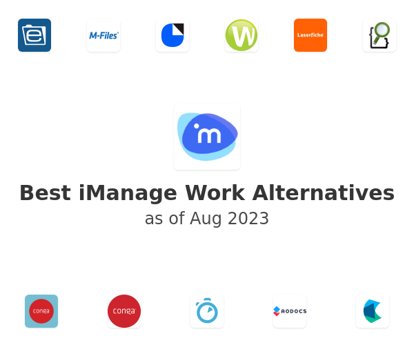 Best iManage Work Alternatives