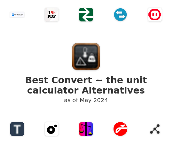 Best Convert ~ the unit calculator Alternatives
