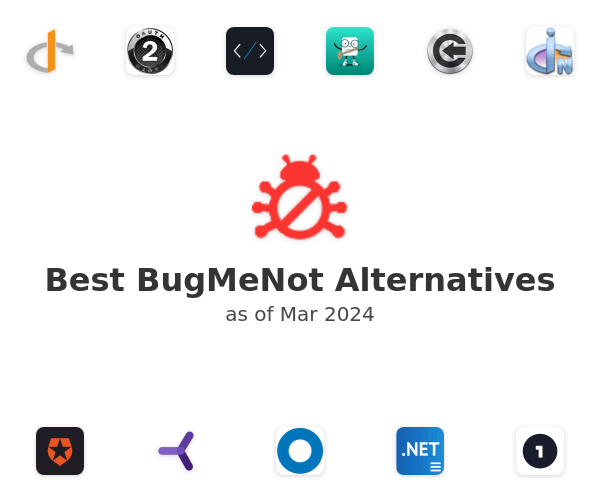 Best BugMeNot Alternatives