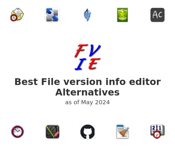 Best File version info editor Alternatives