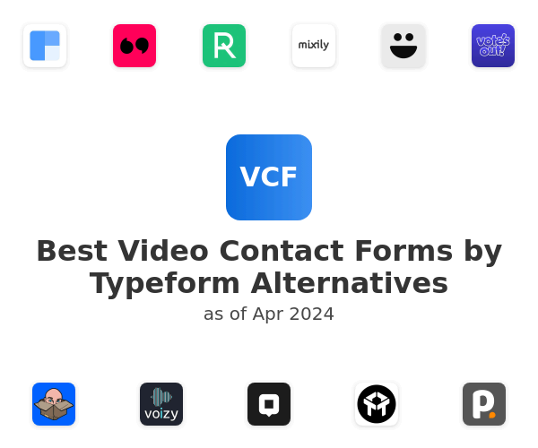 Best Video Contact Forms by Typeform Alternatives