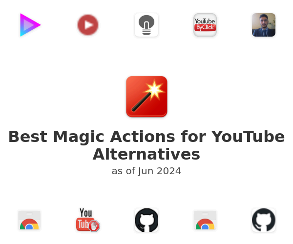 Best Magic Actions for YouTube Alternatives