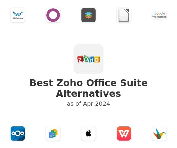 Best Zoho Office Suite Alternatives