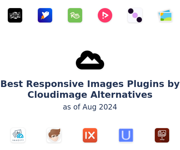 Best Responsive Images Plugins by Cloudimage Alternatives