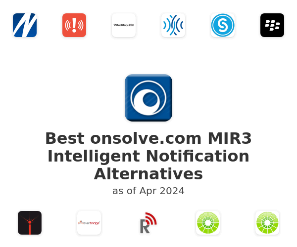 Best onsolve.com MIR3 Intelligent Notification Alternatives