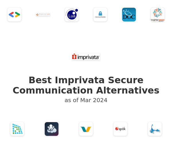Best Imprivata Secure Communication Alternatives