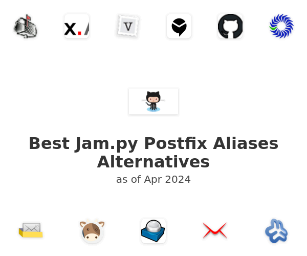 Best Jam.py Postfix Aliases Alternatives