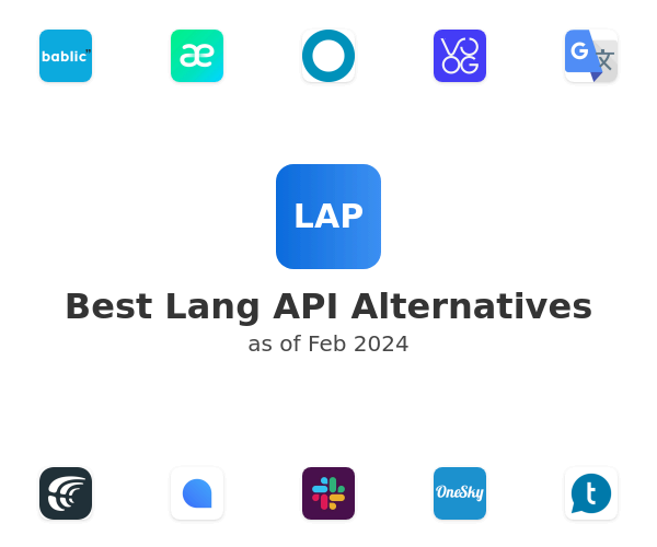 Best Lang API Alternatives