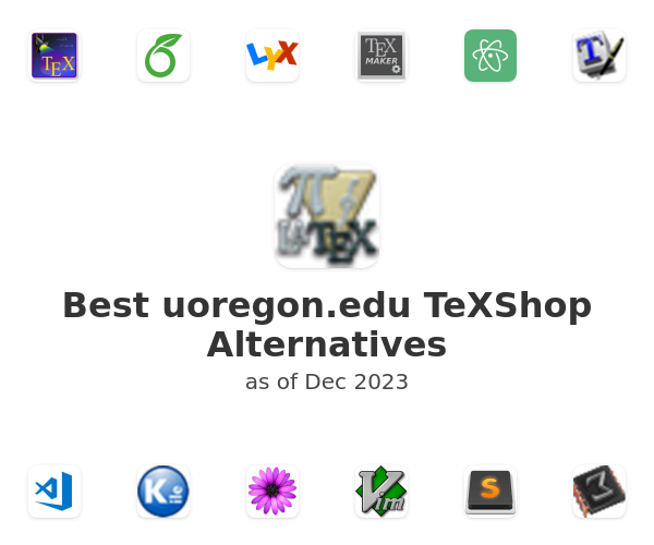 Best uoregon.edu TeXShop Alternatives