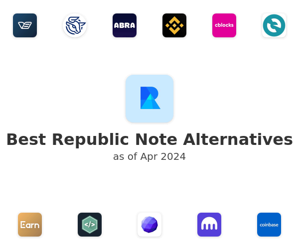 Best Republic Note Alternatives