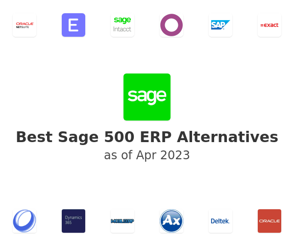 Best Sage 500 ERP Alternatives