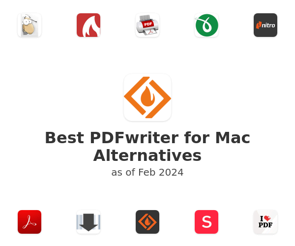 Best PDFwriter for Mac Alternatives