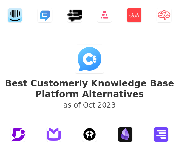 Best Customerly Knowledge Base Platform Alternatives