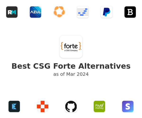 Best CSG Forte Alternatives