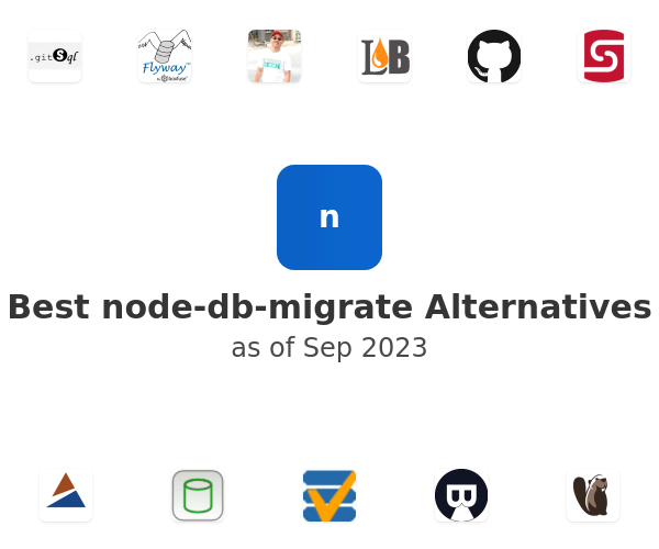 Best node-db-migrate Alternatives