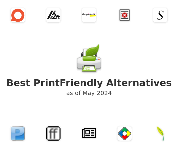 Best PrintFriendly Alternatives