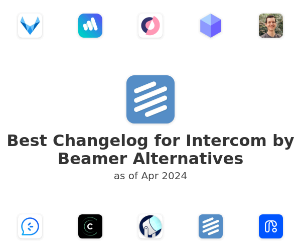 Best Changelog for Intercom by Beamer Alternatives
