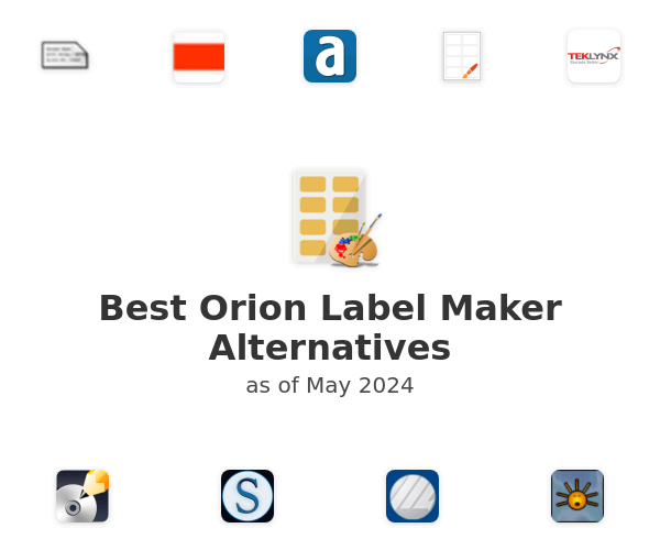 Best Orion Label Maker Alternatives
