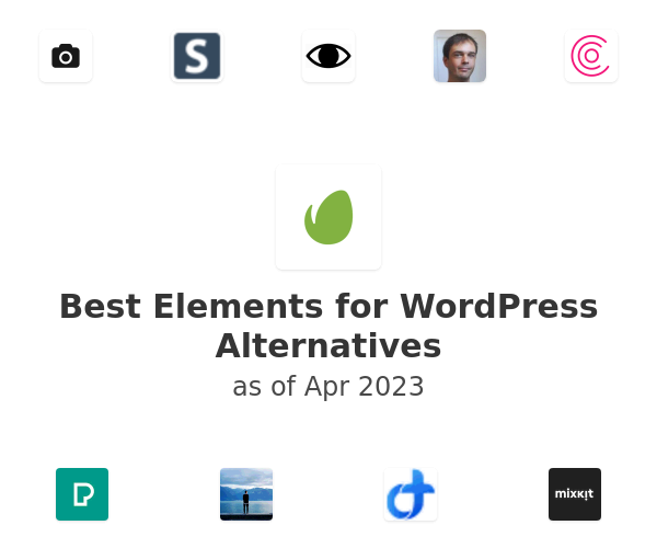 Best Elements for WordPress Alternatives