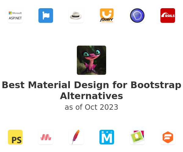 Best Material Design for Bootstrap Alternatives