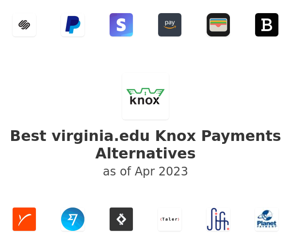Best virginia.edu Knox Payments Alternatives