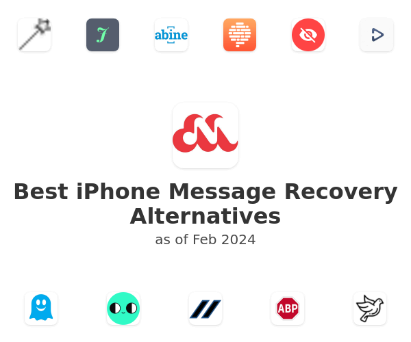 Best iPhone Message Recovery Alternatives