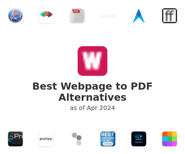 Best Webpage to PDF Alternatives