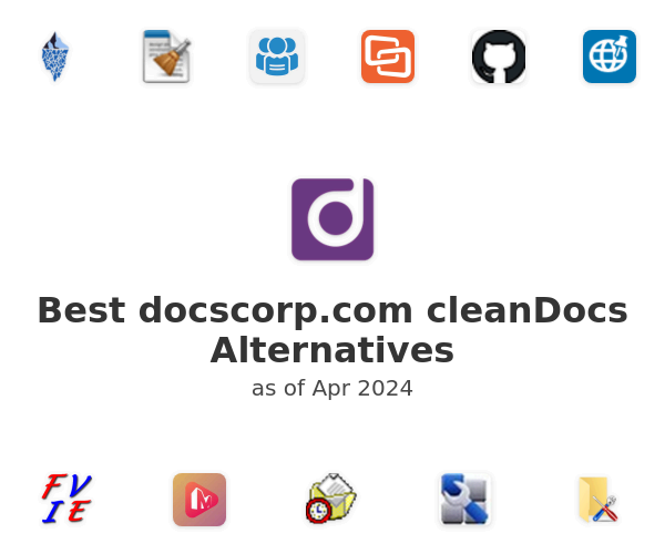 Best docscorp.com cleanDocs Alternatives