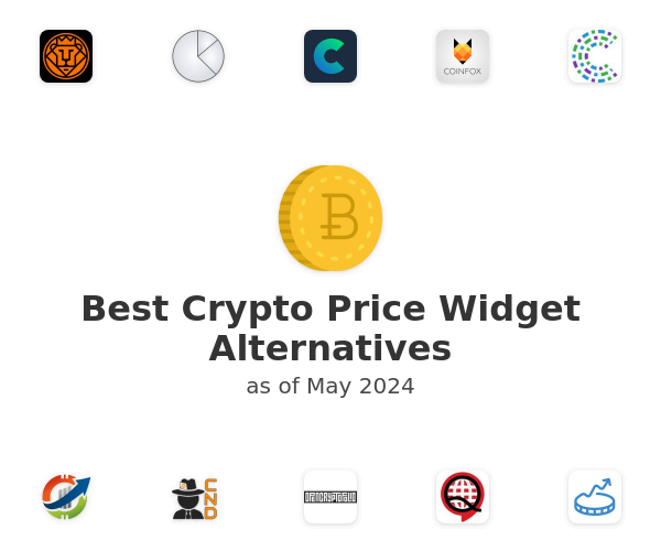 Best Crypto Price Widget Alternatives
