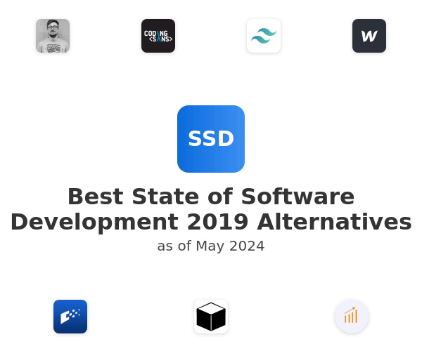 Best State of Software Development 2019 Alternatives