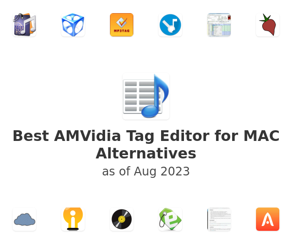 Best AMVidia Tag Editor for MAC Alternatives