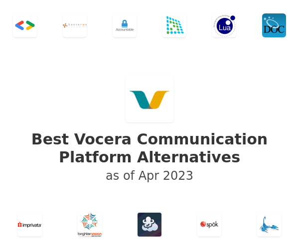 Best Vocera Communication Platform Alternatives