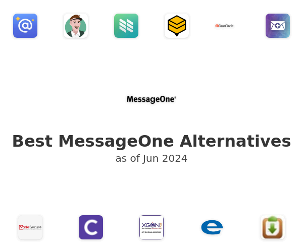 Best MessageOne Alternatives